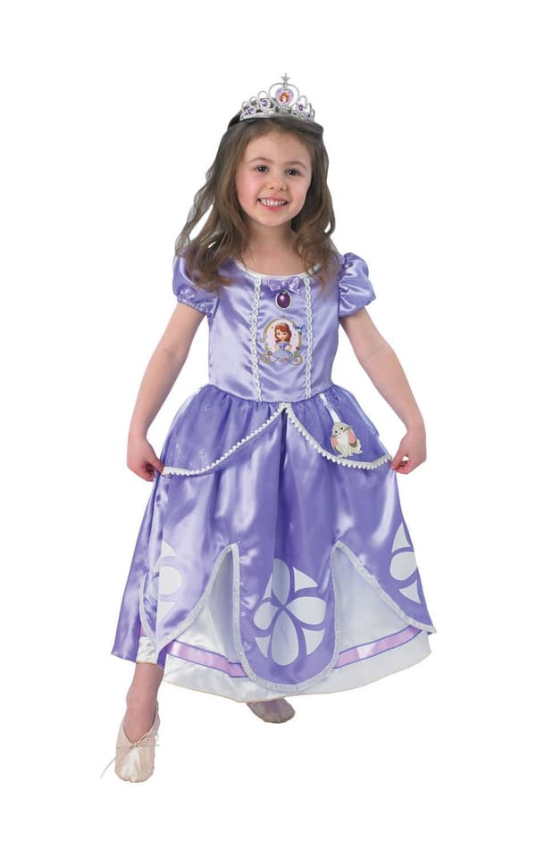 Sofia deluxe 98/104 cm (3-4 år) kjole disney princess