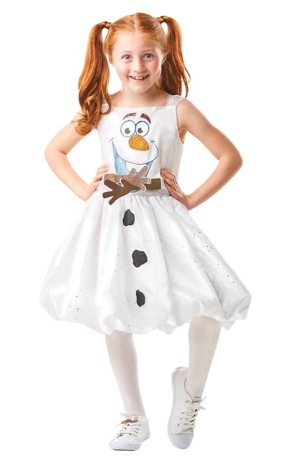 Frozen II olaf air motion 110/116 cl (5-6 år) frost klänning