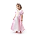 Miniatyrbilde 1 av 10: Prinsessekjole Kostyme Rosa Fløyel 98-104 cm Den Goda Fen