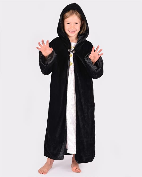 Makeraddräkt Cape med Huva till Halloween 4-6 år