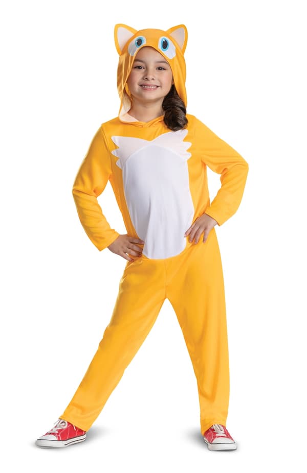 Sonic Tails Utklädning Jumpsuit S (4-6 år)