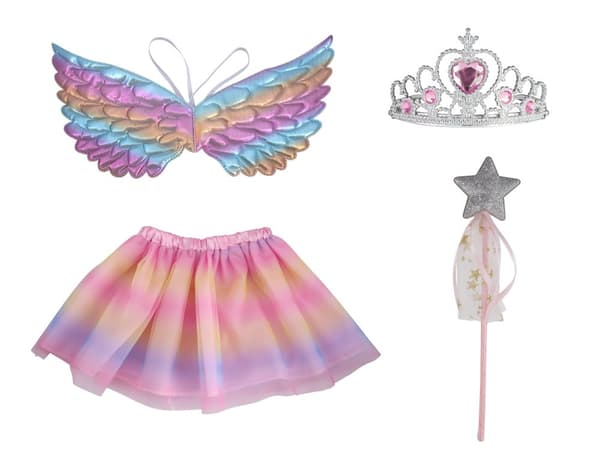 Maskeraddräkt Prinsessälva Rainbow Real UniQ