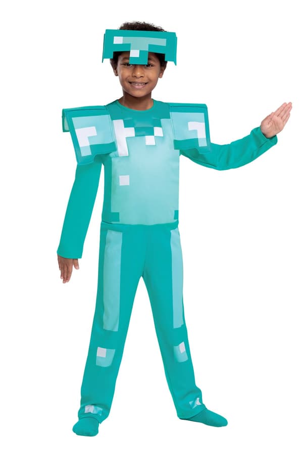 Minecraft Maskeraddräkt Fancy Diamond Armour S (4-6) Disguise