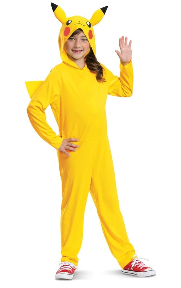 Pokemon Naamiaisvaatteet Pikachu S 4-6 vuotta M (7-8år)