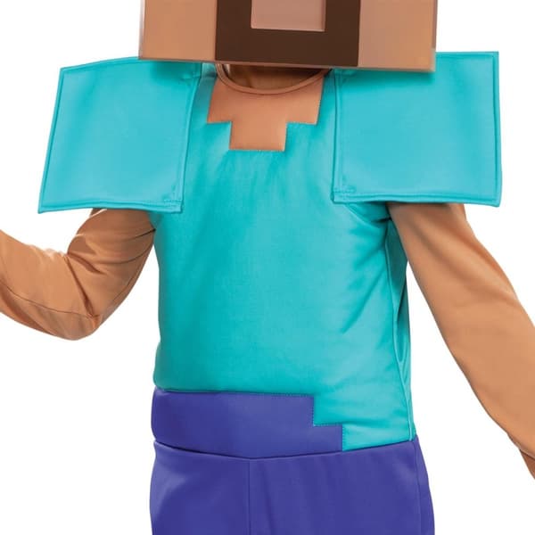 Minecraft Udklædningstøj Steve S 4-6 år