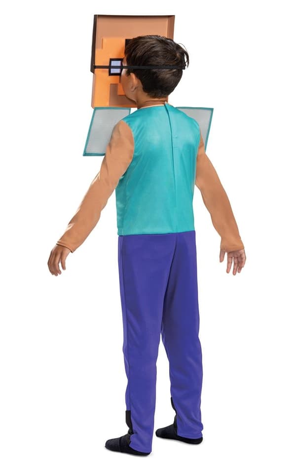 Minecraft Udklædningstøj Steve S 4-6 år
