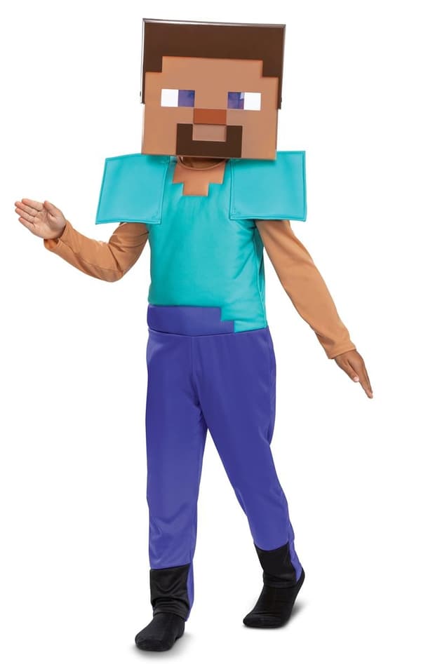 Minecraft Udklædningstøj Steve S 4-6 år S (4-6år)