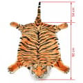 Miniatyrbilde 4 av 4: vidaXL Tigerteppe plysj 144 cm brun