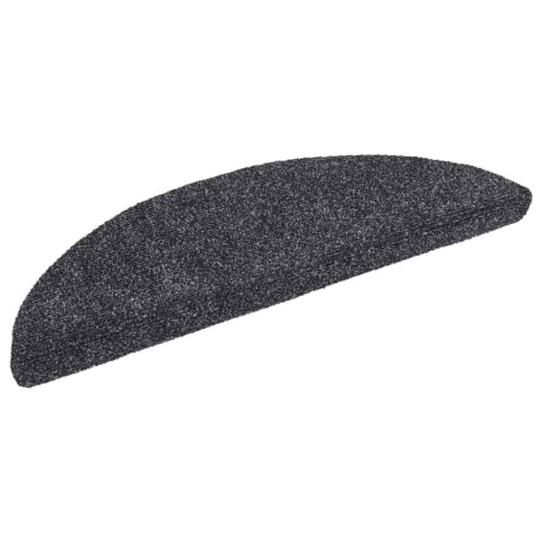 vidaXL selvklæbende trappemåtter 15 stk. nålenagle 56x17x3 cm mørkegrå