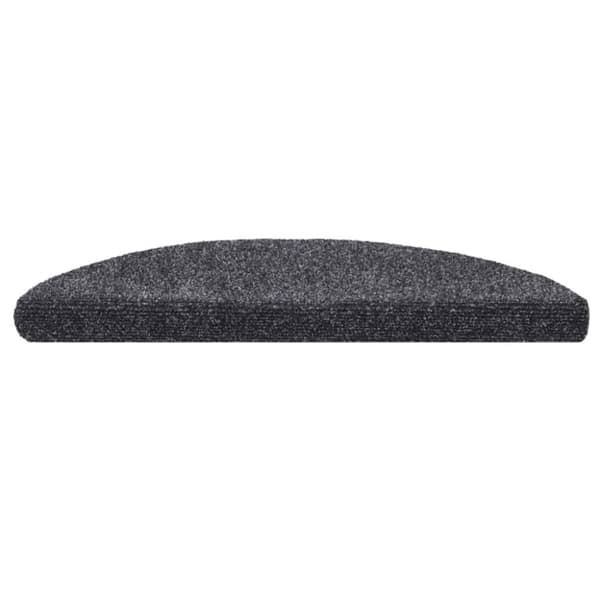 vidaXL selvklæbende trappemåtter 15 stk. nålenagle 56x17x3 cm mørkegrå