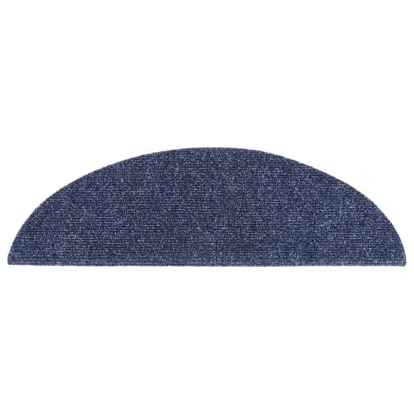 vidaXL selvklæbende trappemåtter 15 stk. nålenagle 56x17x3 cm blå