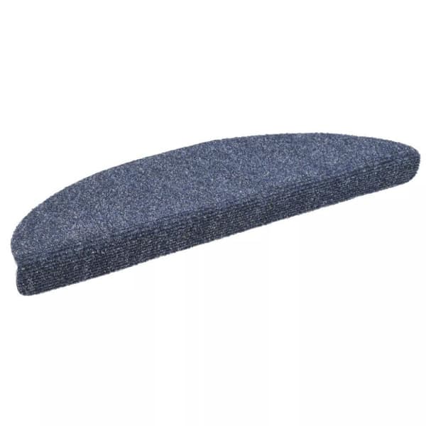 vidaXL selvklæbende trappemåtter 15 stk. nålenagle 56x17x3 cm blå
