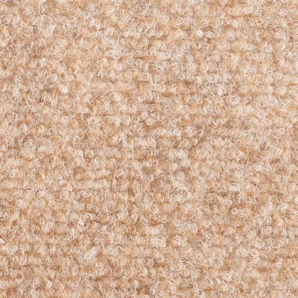 vidaXL 15 stk. selvklæbende trappemåtter punch needle 65 x 21 x 4 cm brun