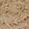 Miniatyrbillede 5 af 6: vidaXL tæppe flettet design jute 120 cm rund