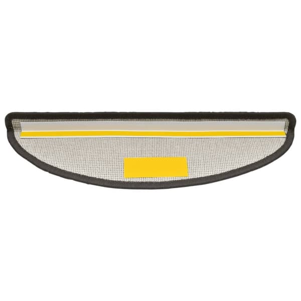 vidaXL 15 stk. trappemåtter 56 x 17 x 3 cm mørkegrå