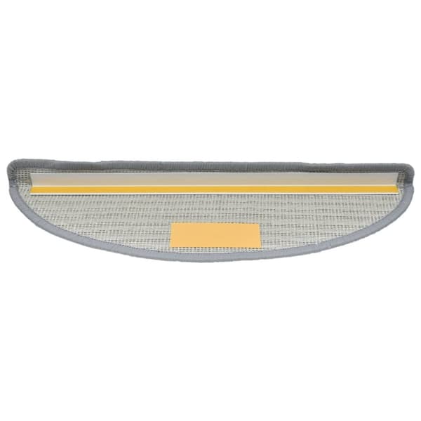 vidaXL 15 stk. trappemåtter 56x17x3 cm grå