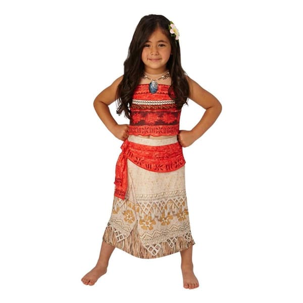 Peruk Moana Barn Maskeraddräkter