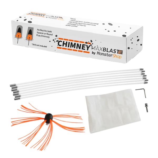 MAXBLAST Drill Powered Chimney Sweepers