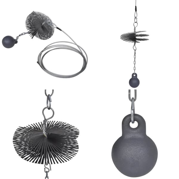 Rund skorstenskost diameter 15 cm -  - Home & Living