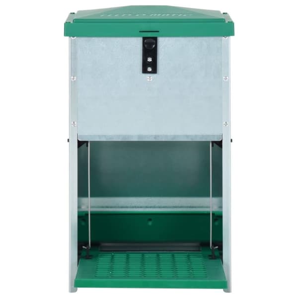 vidaXL Foderautomat för fjäderfä med pedal 8 kg