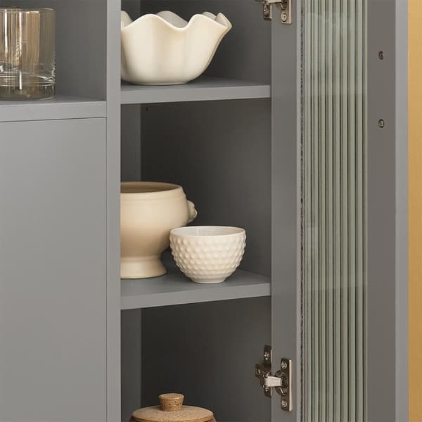 SoBuy Konsolbord Vitrineskab Sidebord FSB82-HG