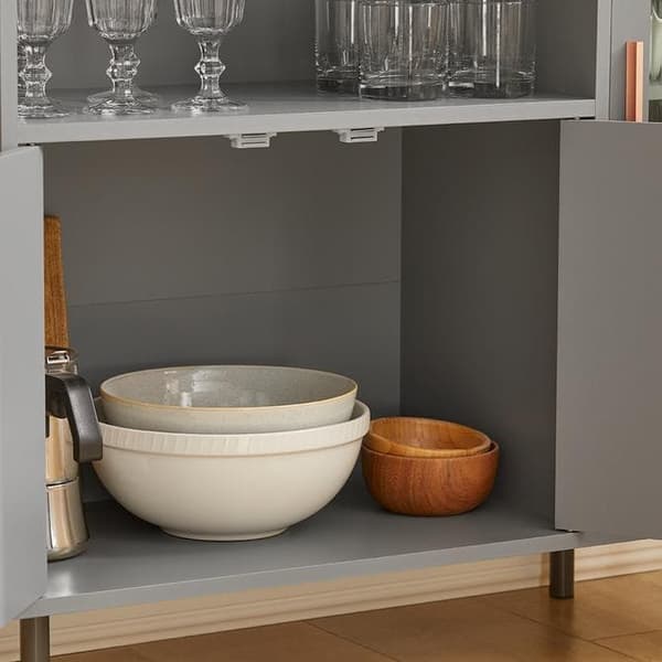 SoBuy Konsolbord Vitrineskab Sidebord FSB82-HG