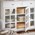 Miniatyrbild 5 av 9: SoBuy Buffé server skänk Vitrinskåp Konsolbord Skänk Sideboard FSB77-W