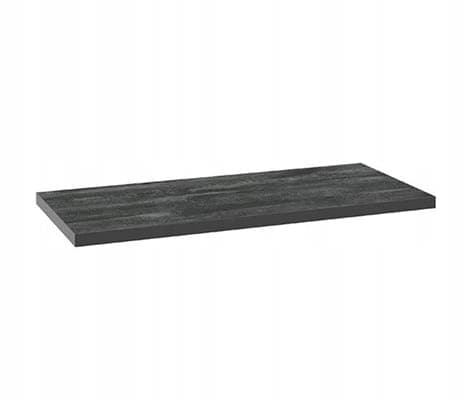 Universell badrumsbänkskiva 60x46cm Svart betonglaminerad möbelskiva