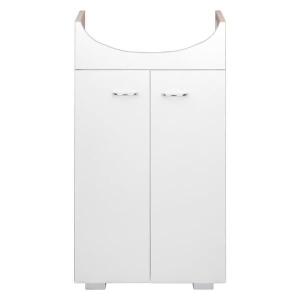 Kylpyhuoneen kaappi pesualtaalla, seisova, tammi, 50x86 Tim, pitkänomainen kromihana