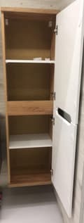 Miniatyrbillede 4 af 6: Badeværelsessøjleophæng 40 egetræ håndværk Ronda NY