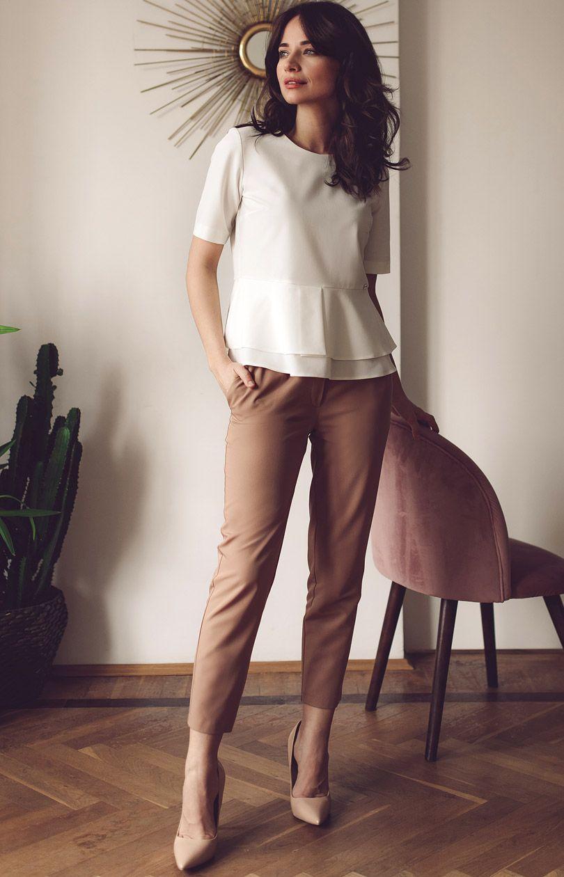 L028 pants, brun, S