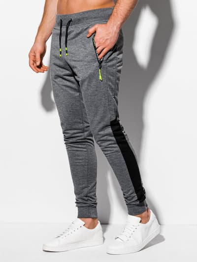 Men's sweatpants P966 - dark grey