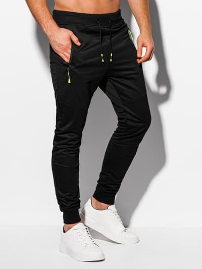 Men's sweatpants P967 - black