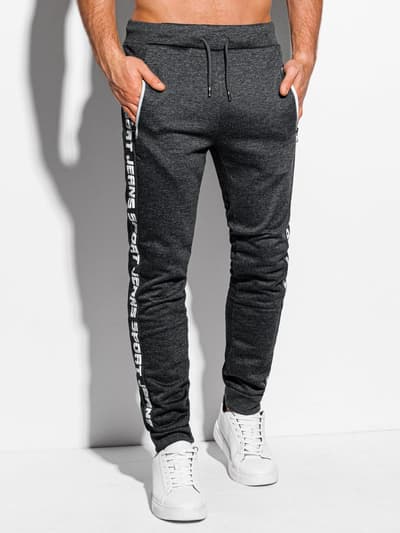 Men's sweatpants P971 - dark grey