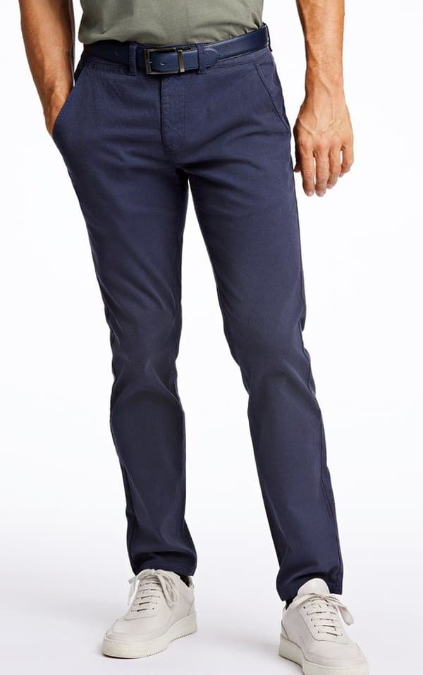 Lindbergh Blue - Chinos 30-024000 Struktur, Superflex