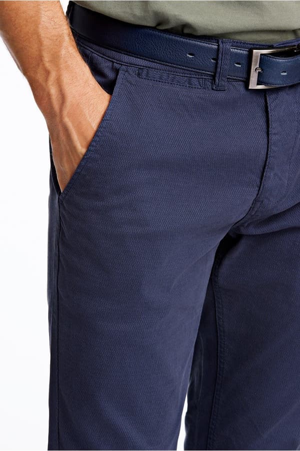 Lindbergh Blue - Chinos 30-024000 Struktur, Superflex