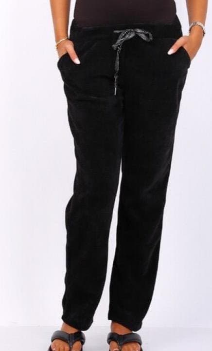Chana - Byxa PT224 Velour Svart One Size