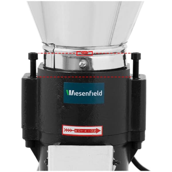 Wiesenfield Pelletsmaskin - Max. 100 kg/h - Ø 120 mm