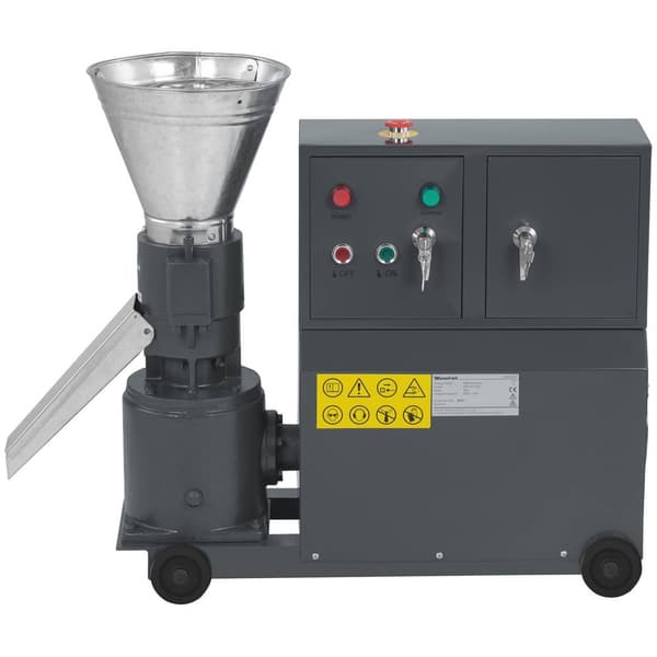Wiesenfield Pelletsmaskin - Max. 100 kg/h - Ø 120 mm - Låsbart fack