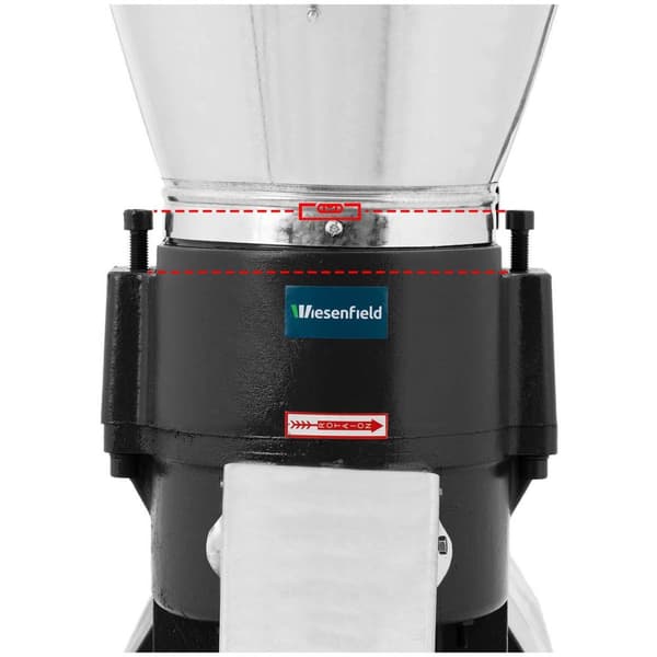 Wiesenfield Pelletsmaskin - Max. 300 kg/h - Ø 200 mm