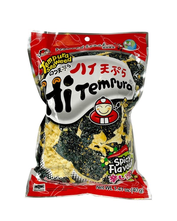 Välipalat Merilevä Tempura Spicy Taste 40g Taokaenoi Thaimaa