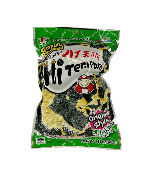 Snacks Sjögräs Tempura Original Smak 40g Taokaenoi Thailand