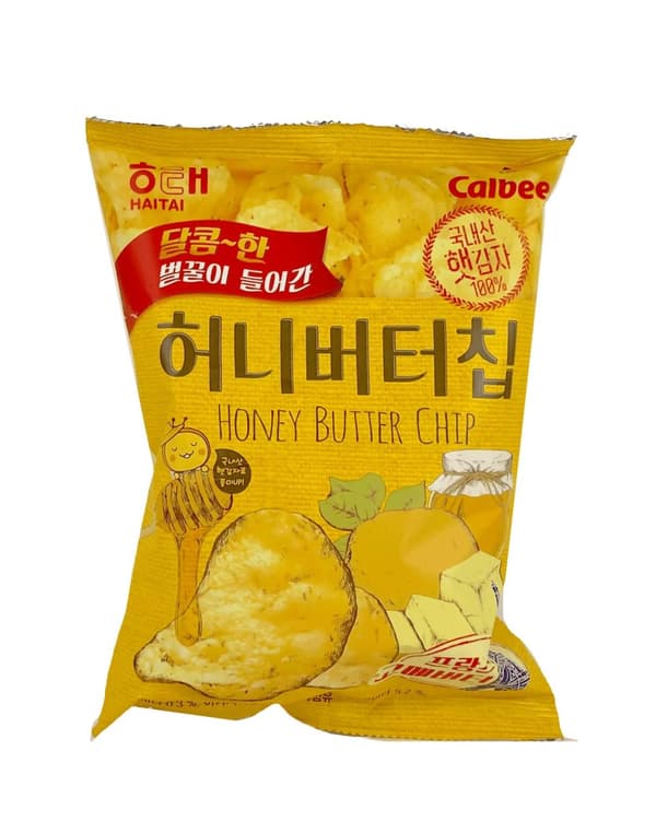 Potatischips Honung/Smör 60g Calbee Korean
