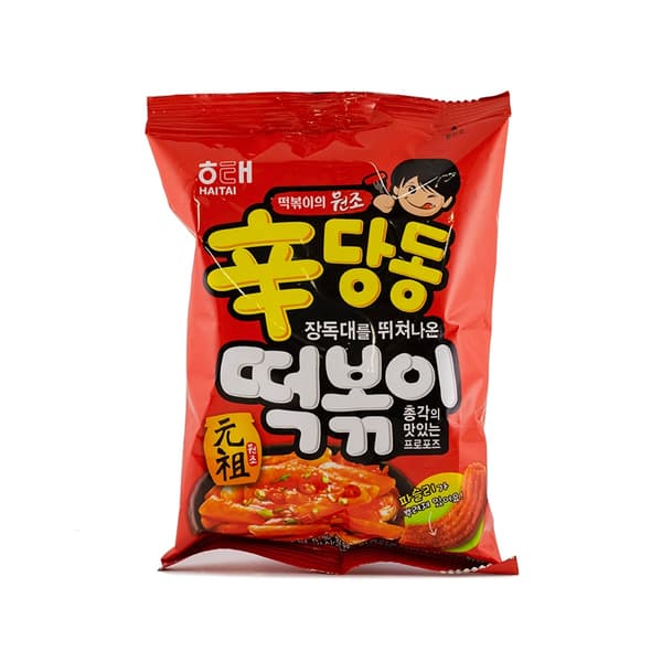 Snacks Cracker Söt/Stark Topokki 110g Haitan Korea