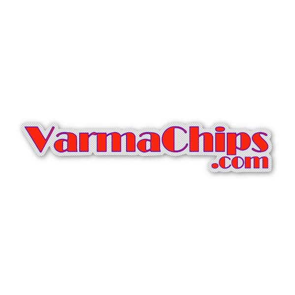 VarmaChips.com klistermärke 15x3cm