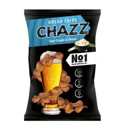 Chazz Brødchips Cremefraiche Løg 100g