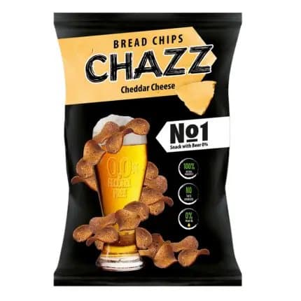 Chazz Brødchips Cheddarost 100g