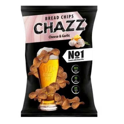 Chazz Brödchips Vitlöksost 100g
