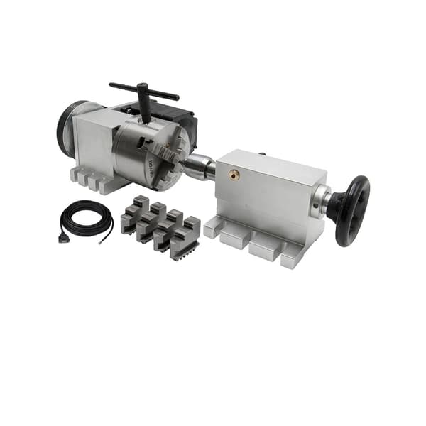CNC-fræser, 4. akse chuck, Nema34 stepper motor, Sølv