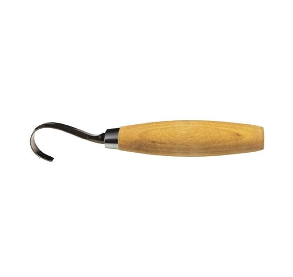 Træskærerkniv Morakniv 164, 13 mm radius rustfrit stålblad, læderskede